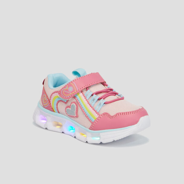 baskets running semelle lumineuse creeks rose fille Baskets running semelle lumineuse Creeks rose fille