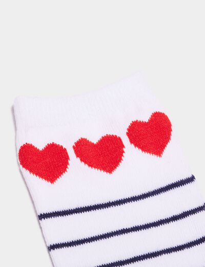 Lot 5 paires chaussettes bleu marine femme