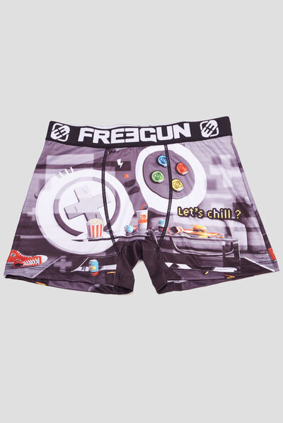 Boxer Freegun noir homme