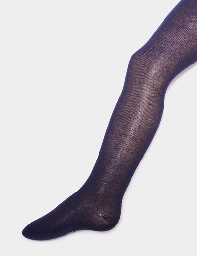 Collants bleu marine fille