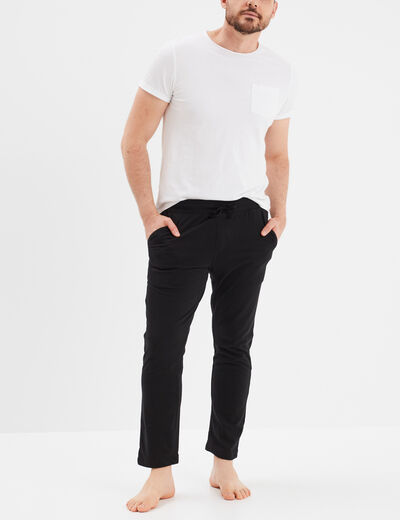 Pantalon de pyjama noir homme
