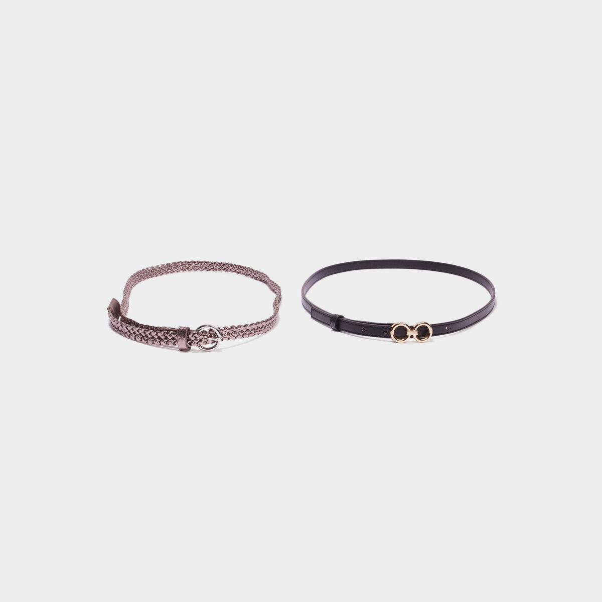 Lot 2 ceintures multicolore femme
