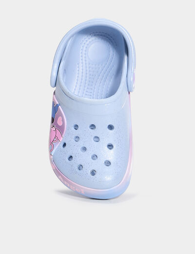 Sabots de plage paillettes Stitch multicolore fille