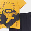 Ensemble pyjama short Naruto jaune moutarde garçon