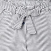 Short slouchy ceinturé taille élastiquée bleu marine fille