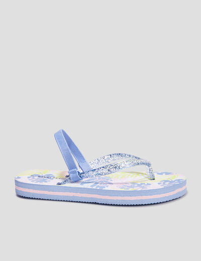 Tongs détails pailletés Wamea Beach multicolore fille