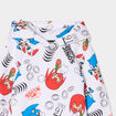 Sweat hoodie &agrave; capuche Sonic Knuckles blanc gar&ccedil;on