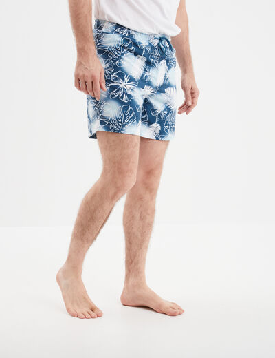 Short de bain taille élastiquée multicolore homme