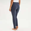 Pantalon de pyjama ajust&eacute; bleu femme