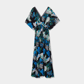robe longue evasee noir femme Robe longue évasée noir femme