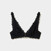 Soutien-gorge foulard dentelle noir femme