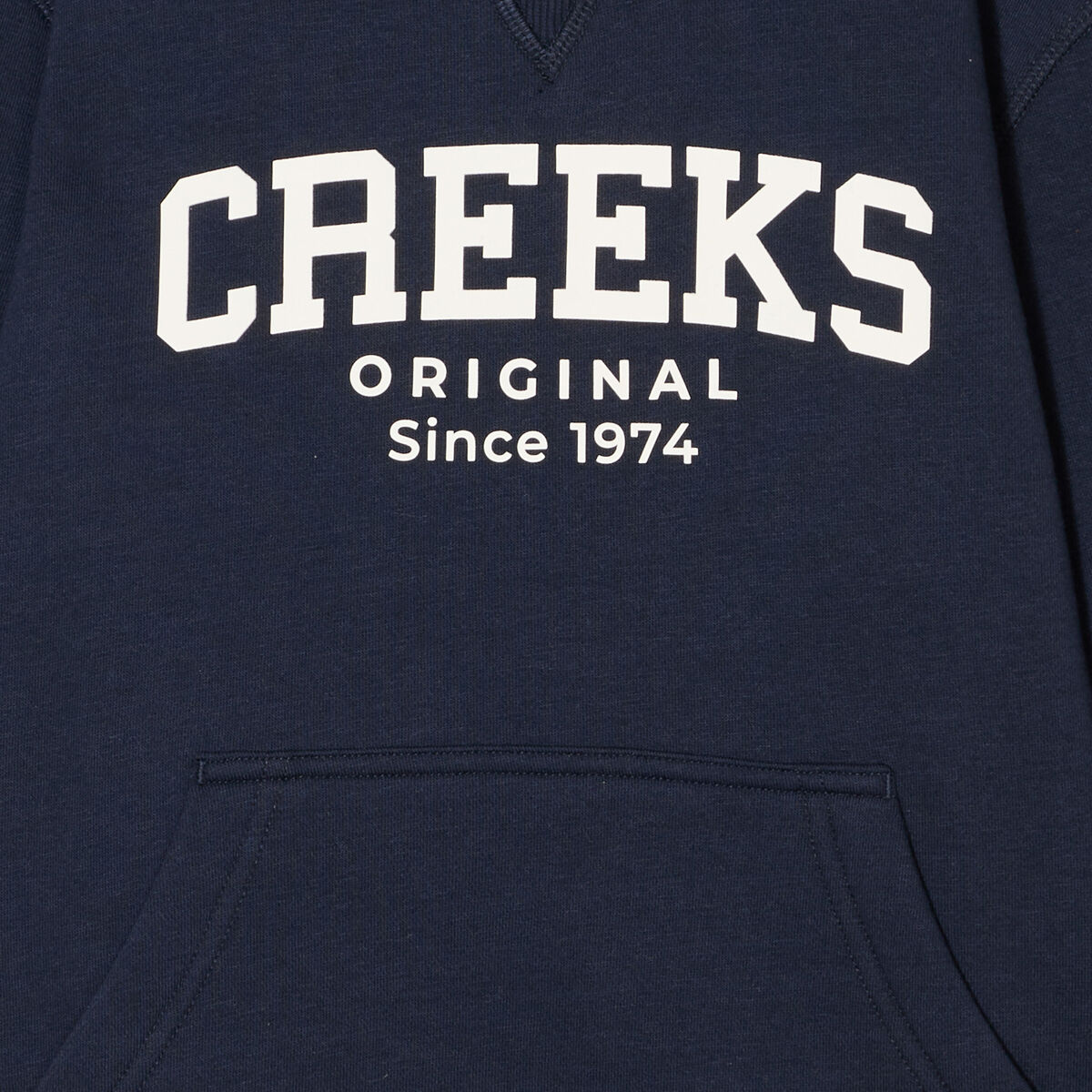 Sweat hoodie oversize à capuche bleu marine garçon