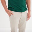 Pantalon chino slim coton sable homme