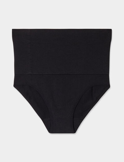 Culotte gainante sans couture noir femme