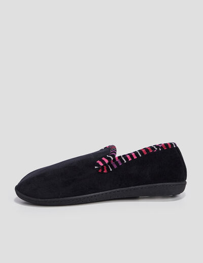 Chaussons Isotoner noir femme