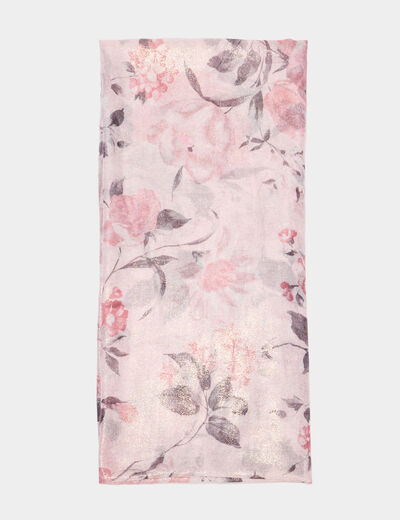 Foulard rose femme