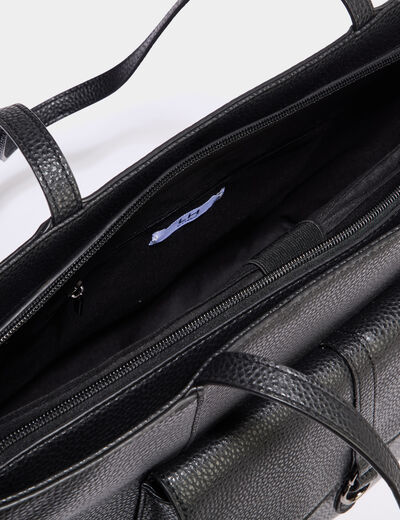 Sac cabas port&eacute;-&eacute;paule noir femme