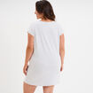Chemise de nuit gris clair femme grande taille