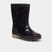 Bottes de pluie &agrave; paillettes multicolore fille