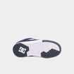 Tennis basses cuir &agrave; lacets bleu gar&ccedil;on