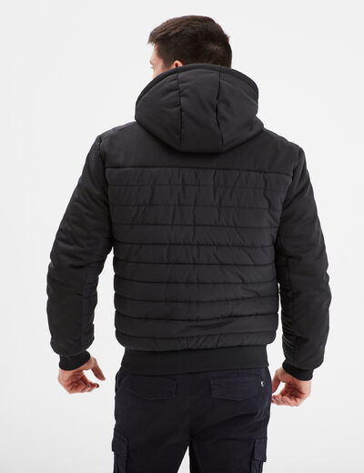 Veste à capuche Liberto noir homme