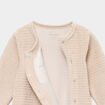 Dors-bien velours manches longues beige b&eacute;b&eacute;