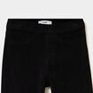 Tregging flare stretch effet velours noir fille