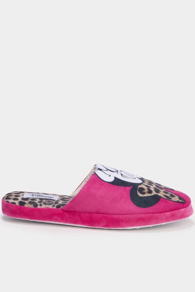 Chaussons mules Minnie rose femme