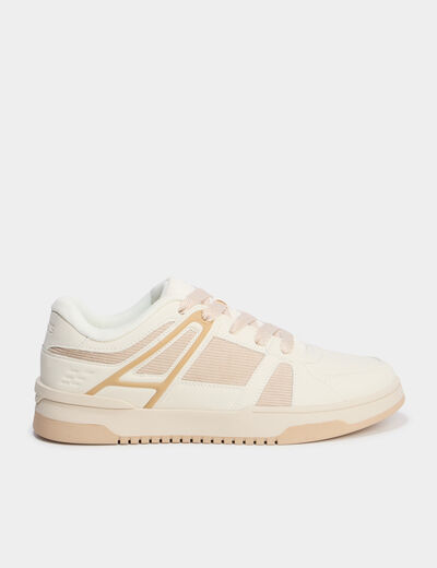 Tennis basses &agrave; lacets sable homme