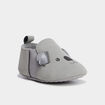 Bottillons layette gris bébé garçon