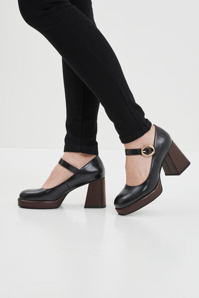 Escarpins à talons avec bride Liberto noir femme