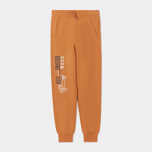Pantalon de jogging regular marron cognac garçon