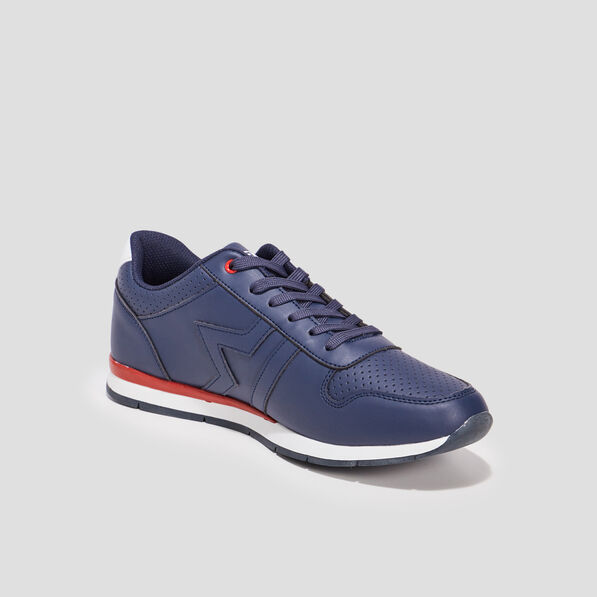 Baskets running à lacets Creeks bleu marine homme