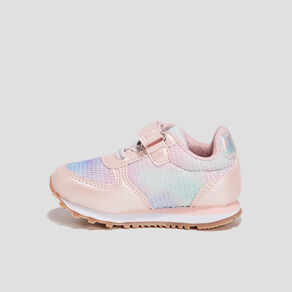 Baskets running à scratchs multicolore bébé fille