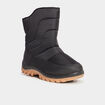 Bottes de neige fourrées noir homme