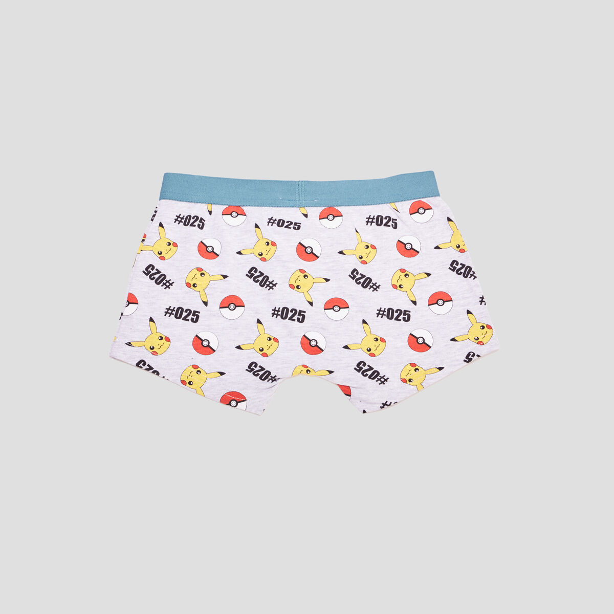 Lot 2 boxers coton Pokémon Pikachu vert garçon