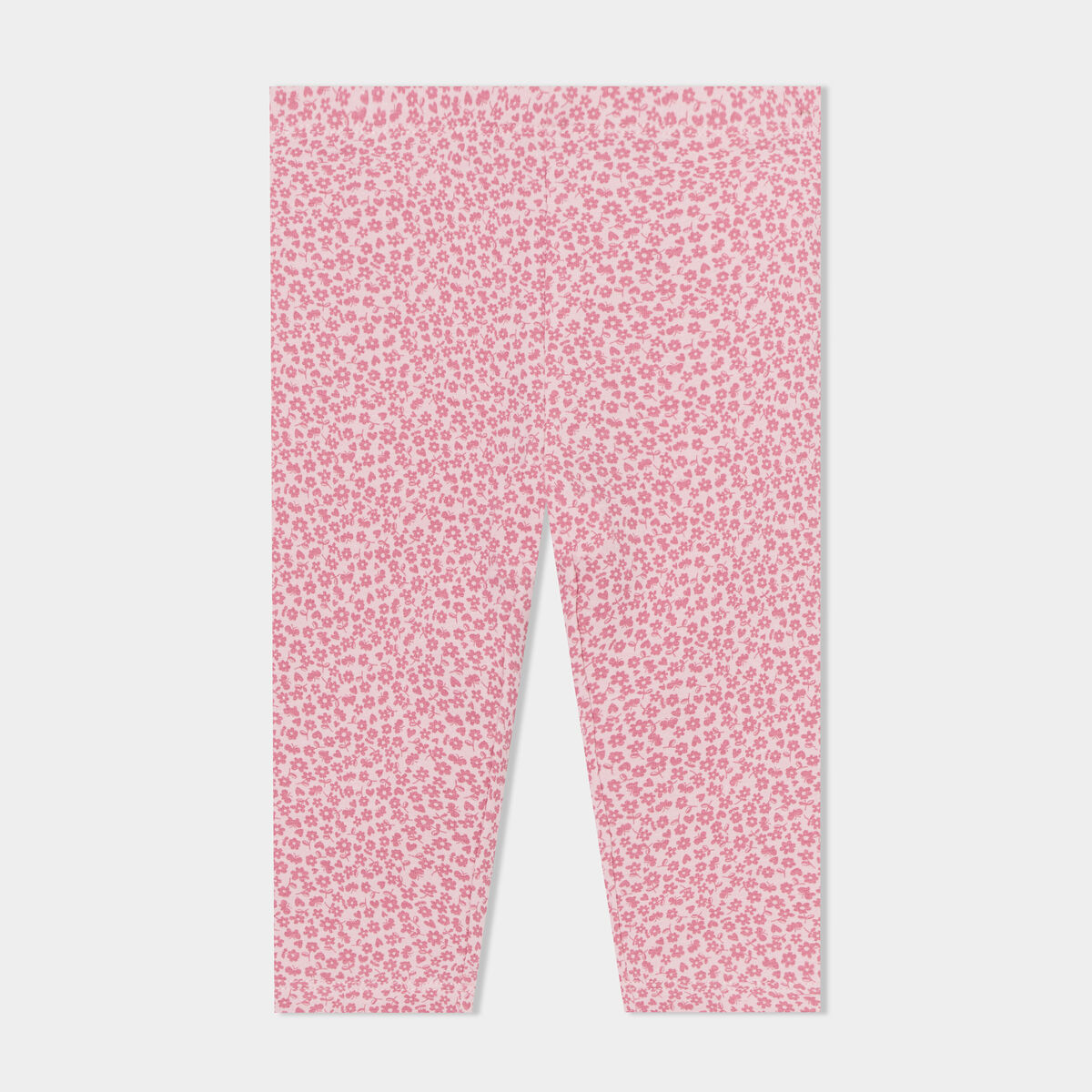 Legging molletonné rose clair bébé fille
