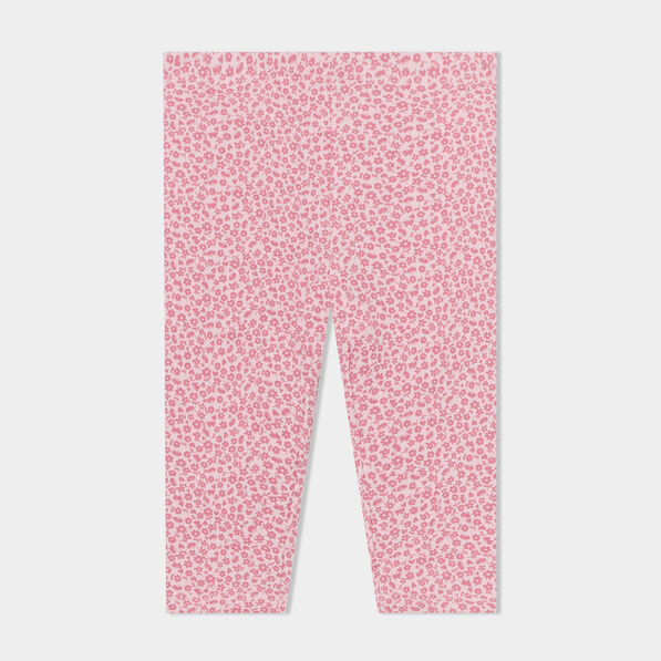 Legging molletonné rose clair bébé fille