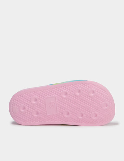 Claquettes de plage Vaiana multicolore fille