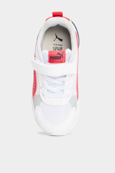 Baskets running &agrave; scratchs Puma rouge gar&ccedil;on