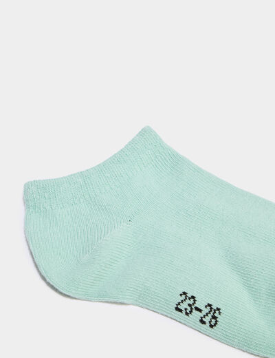 Lot 5 paires chaussettes invisibles sable b&eacute;b&eacute; gar&ccedil;on