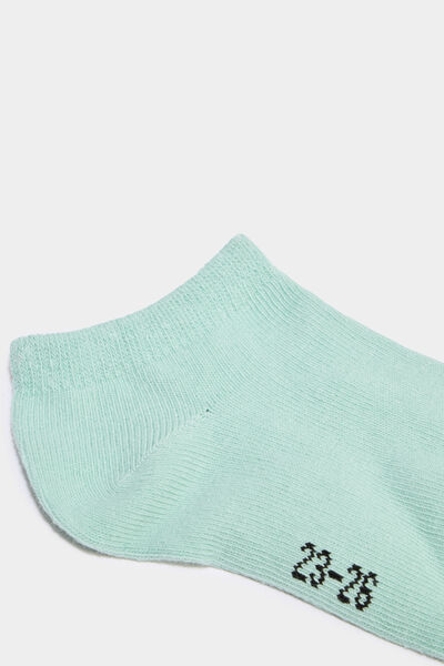 Lot 5 paires chaussettes invisibles sable b&eacute;b&eacute; gar&ccedil;on