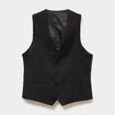 Gilet de costume sans manches noir homme