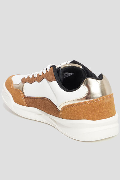 Baskets Creeks marron femme