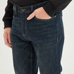 Jeans straight 5 poches Liberto denim brut homme