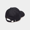 Casquette ajustable coton noir homme