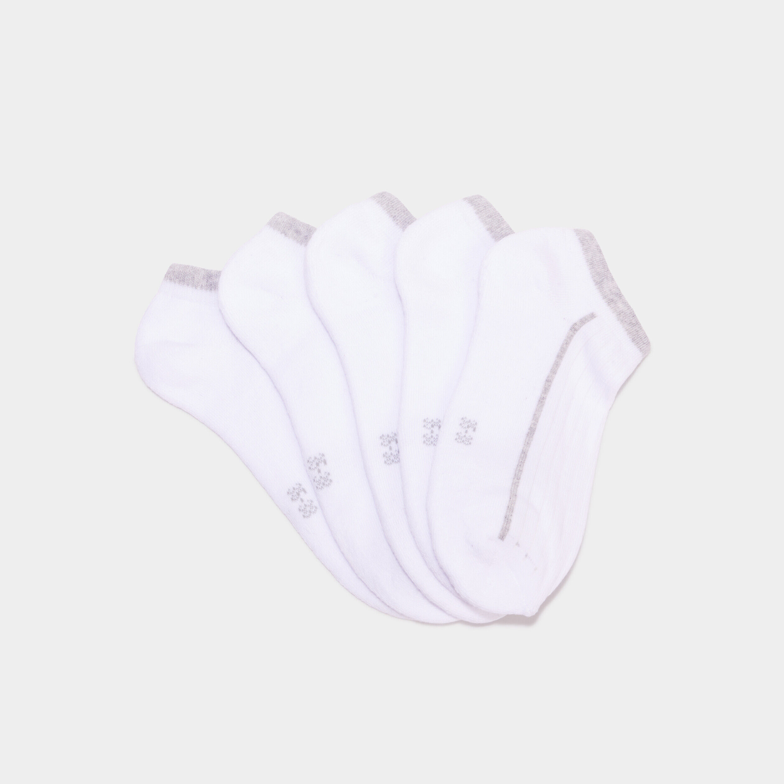 Lot 5 paires chaussettes blanc femme LH