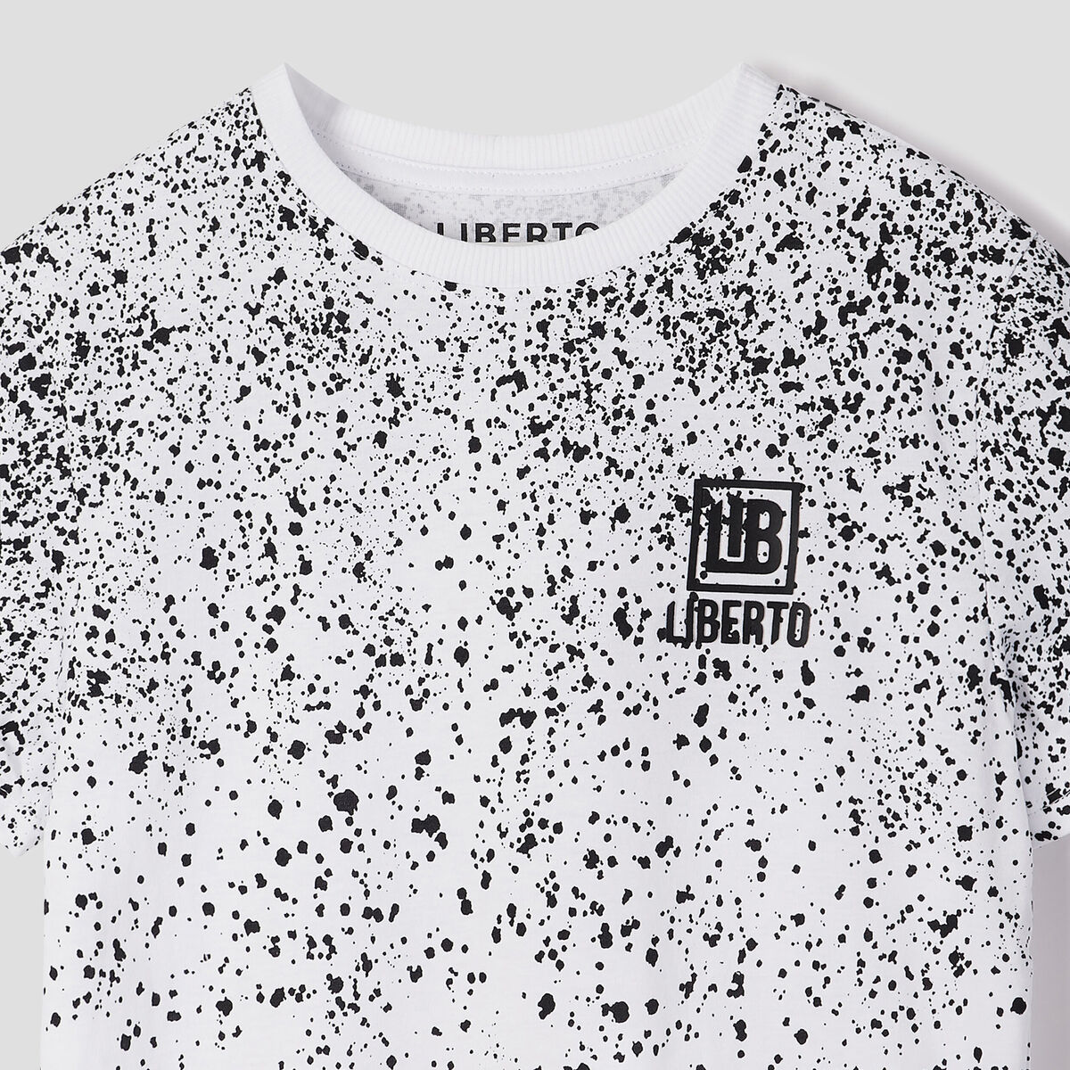 T-shirt manches courtes coton blanc gar&ccedil;on