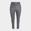 Legging en coton noir femme grande taille