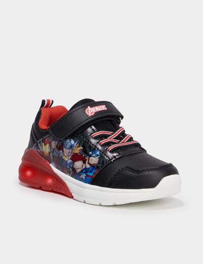 Baskets running lumineuses Marvel noir gar&ccedil;on